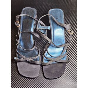 Unlisted Open Toes heels 753102 blue Size 8